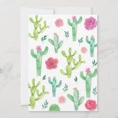 フィエスタノータイムトゥシエスタ1st誕生日招待状 招待状 (裏面)