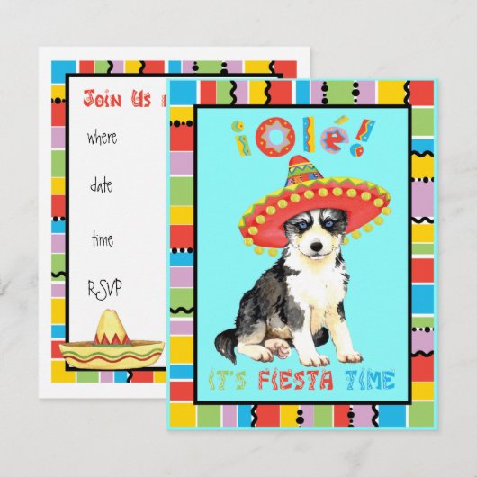 フィエスタハスキー 招待状 (正面/裏面)