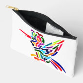 フィエスタハミングバードアクセサリーバッグ アクセサリーポーチ (見開き)