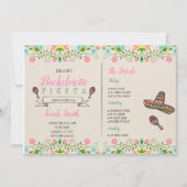 フィエスタバチェロレッテと旅程の招待 招待状 (正面)