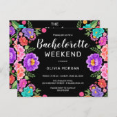 フィエスタバチェロレッテウィークエンドパーティの招待状 ポストカード (正面/裏面)