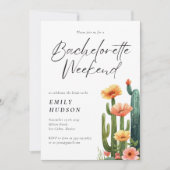 フィエスタバチェロレッテウィークエンド 招待状 (正面)
