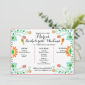 フィエスタバチェロレッテ旅程招待状, 招待状 (スタンド正面)