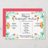 フィエスタバチェロレッテ旅程招待状, 招待状 (正面/裏面)