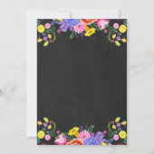 フィエスタバチェロレッテ、メキシコテーマフローラ 招待状 (裏面)