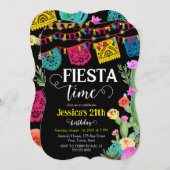 フィエスタバースデーパーティメキシコテーマ招待状 招待状 (正面/裏面)