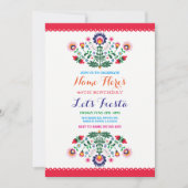 フィエスタバースデーパーティメキシコ招待状 招待状 (正面)