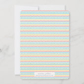 フィエスタバースデーパーティーの招待 招待状 (裏面)