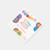 フィエスタバースデーパーティーナプキンノタイムトゥーシエスタ スタンダードカクテルナプキン (角)