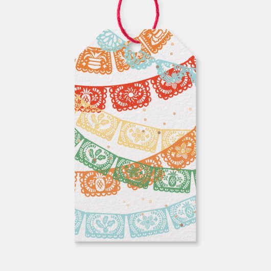 フィエスタバースデーパーティーメッセージカード ギフトタグ (裏面)