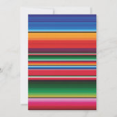 フィエスタバースデーパーティ招待状 招待状 (裏面)