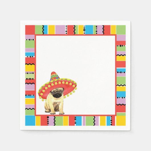 フィエスタパグ スタンダードカクテルナプキン (正面)