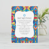 フィエスタパターンバルミツワー 招待状 (スタンド正面)