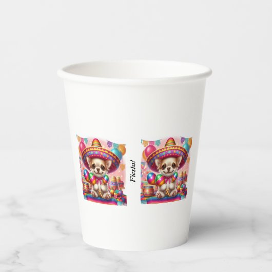 フィエスタパピー 紙コップ (正面)