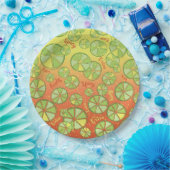 フィエスタパーソナライズされたスパイシーマルガリータ&ライム ペーパープレート (パーティー)