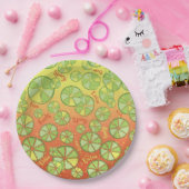 フィエスタパーソナライズされたスパイシーマルガリータ&ライム ペーパープレート (パーティー)