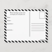 フィエスタパーティの招待状 インビテーションポストカード (裏面)