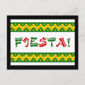 フィエスタパーティの招待状 インビテーションポストカード (正面)
