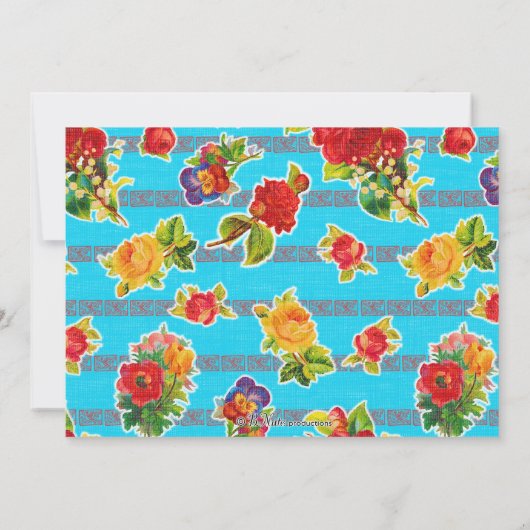 フィエスタパーティの招待状 – メキシコダンサー 招待状 (裏面)