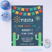 フィエスタパーティーお祝いフライヤー チラシ (シングル)