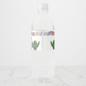 フィエスタパーティーとパペルピカドバンティングとサボテン ペットボトルラベル (裏面)