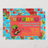 フィエスタパーティーの招待状 - マリアチの男 招待状 (正面/裏面)