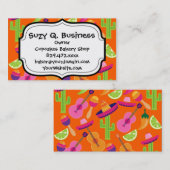 フィエスタパーティーソンブレロカクタスライムペッパーズマラカス 名刺 (正面/裏面)