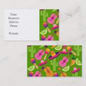 フィエスタパーティーソンブレロカクタスライムペッパーズマラカス 名刺 (正面/裏面)