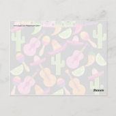 フィエスタパーティーソンブレロサボスライムペッパーズマラカス ポストカード (裏面)