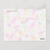 フィエスタパーティーソンブレロサボスライムペッパーズマラカス ポストカード (裏面)