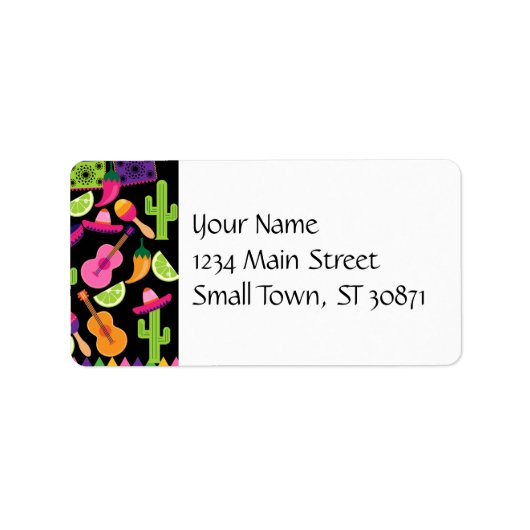 フィエスタパーティーソンブレロサボスライムペッパーズマラカス ラベル (正面)