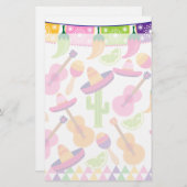 フィエスタパーティーソンブレロサボスライムペッパーズマラカス 便箋 (正面/裏面)