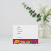 フィエスタパーティーソンブレロライムズギターマラカサグアーロ 名刺 (スタンド正面)