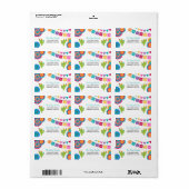 フィエスタパーティー住所 シールメキシコフィエスタパーティー ラベル (フルシート)