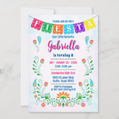 フィエスタパーティー誕生日の招待 招待状 (正面)