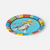 フィエスタピットブルテリア ペーパープレート (アングル)