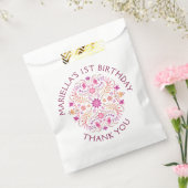 フィエスタピンク誕生日シャワ結婚ーズ フェイバーバッグ (封をした状態)