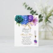 フィエスタピーコックピーニーブランチ&バブリー招待状 招待状 (スタンド正面)