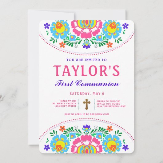 フィエスタファースト招待状 招待状 (正面)