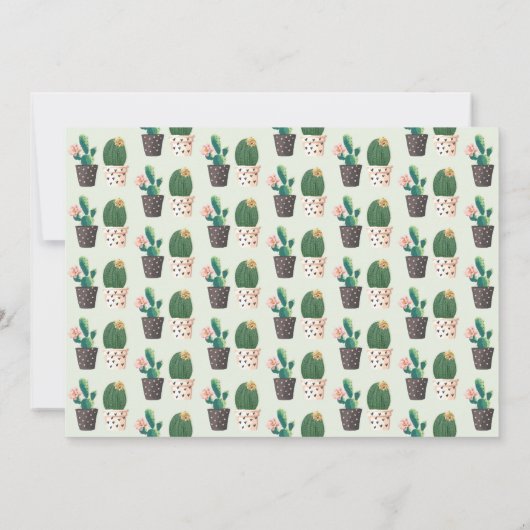 フィエスタファースト誕生日サボス招待状 招待状 (裏面)