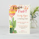 フィエスタファースト誕生日招待状 招待状 (スタンド正面)