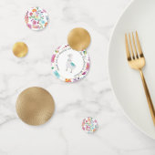 フィエスタフォークアートフローララマ結婚のカスタマイズ コンフェッティ (グループ)