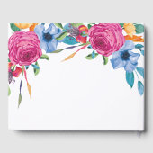 フィエスタフラワーズホワイト&ピンクフローラキンセアニェラ ゲストブック (裏面)