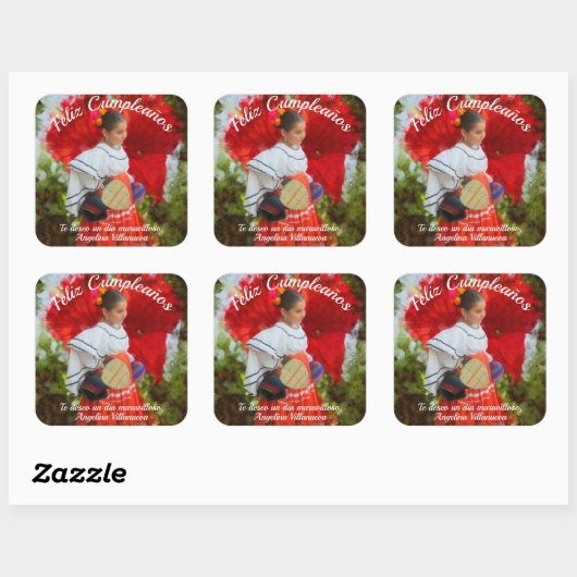 フィエスタフラワーフェリズクンプレアノ2555 スクエアシール (シート)