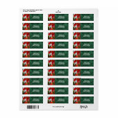 フィエスタフラワー2555住所 ラベル (フルシート)