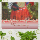 フィエスタフラワー2555 キッチンタオル (折り畳み)