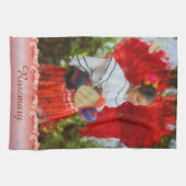 フィエスタフラワー2555 キッチンタオル (横)