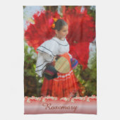 フィエスタフラワー2555 キッチンタオル (縦)