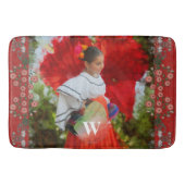 フィエスタフラワー2555 バスマット (正面)