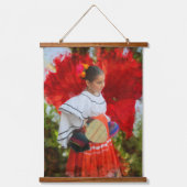 フィエスタフラワー2555 吊り下げ型タペストリー (正面)